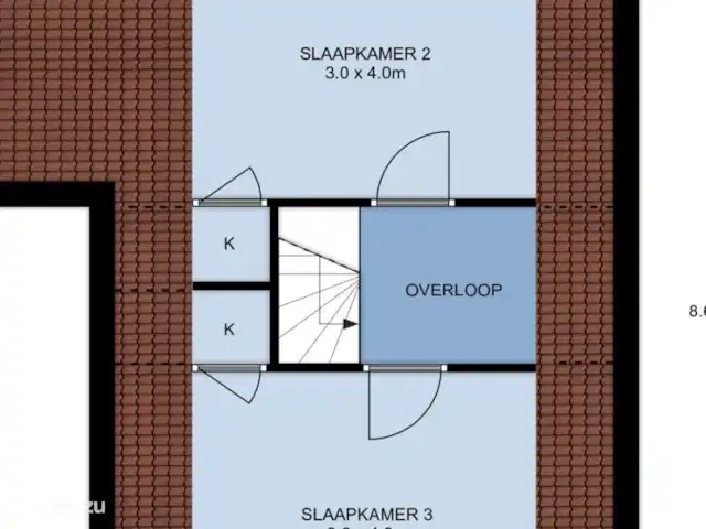 Plattegrond van boven